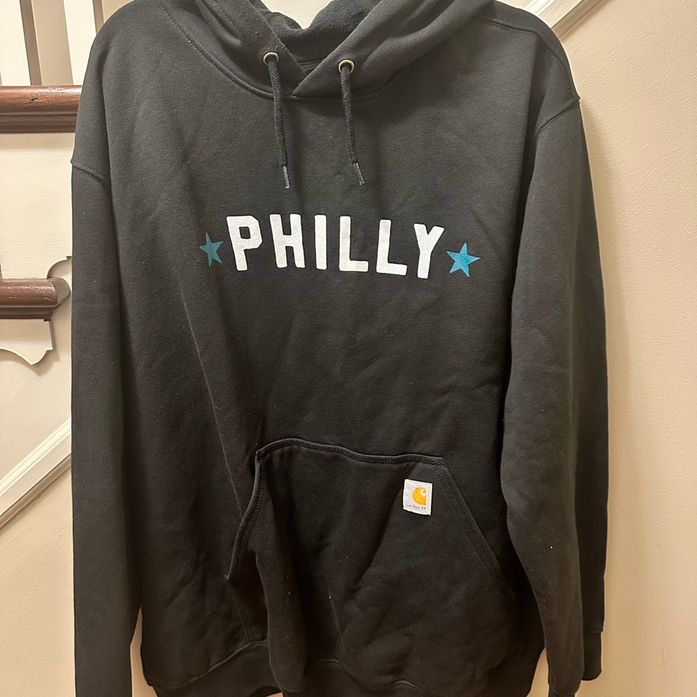 Carhartt Black Sweater with PHILLY Print